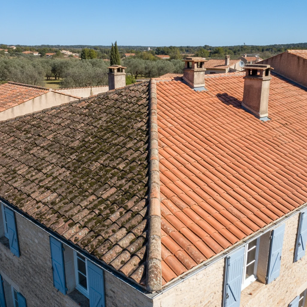 Nettoyage Toiture Aix-en-Provence — résultat professionnel