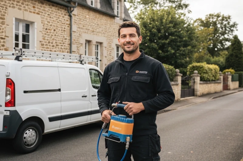 Équipe nettoyage toiture Bouches-du-Rhône — artisans sur chantier à Aix-en-Provence